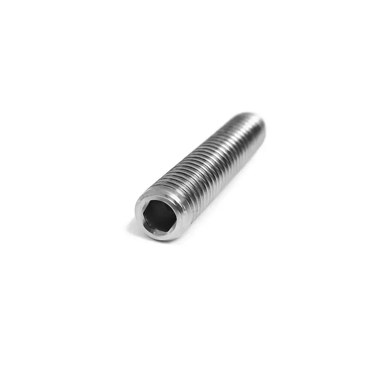 Achat Immédiat Vis sans tête à six pans creux - STHC - DIN 915 - M 12 x 40 - Bout Téton - Inox A2
