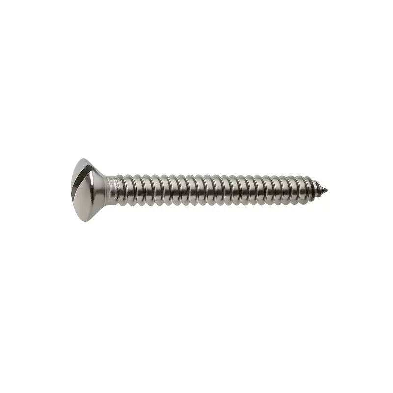 Acheter Direct Vis à tôle - Tête fraisée bombée fendue - DIN 7973 - M 4,8 x 9,5 - Inox A2