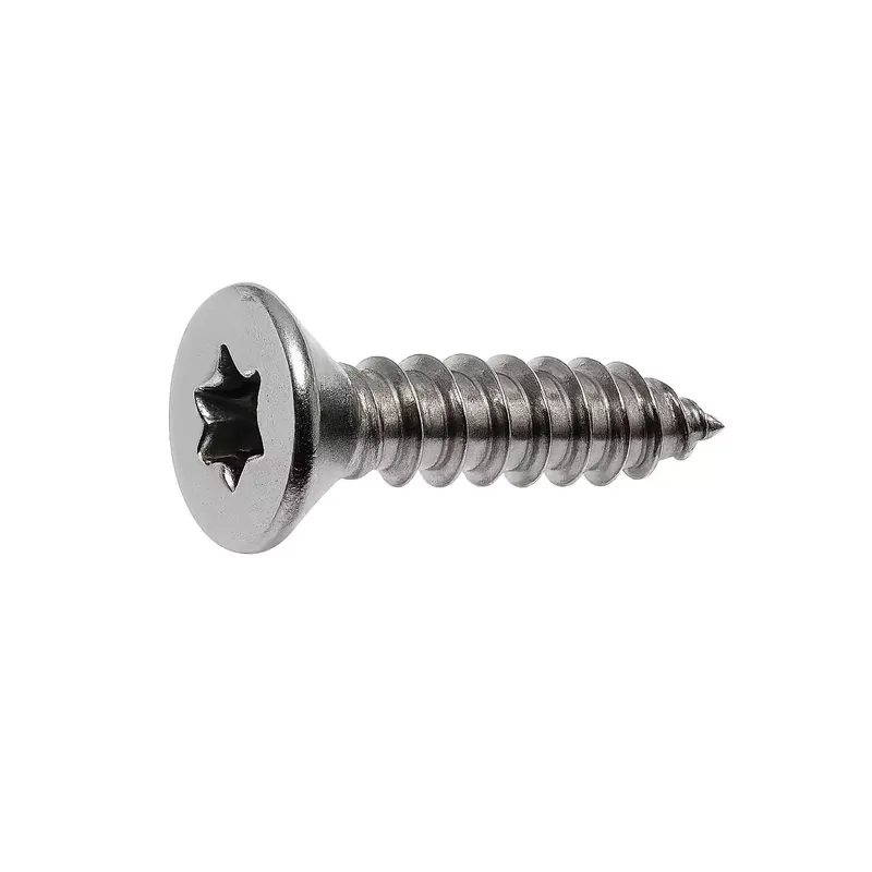 Vis à tôle - Tête fraisée empreinte 6 lobes - DIN 7982 - M 4,8 x 50 - Inox A2 Acheter Direct