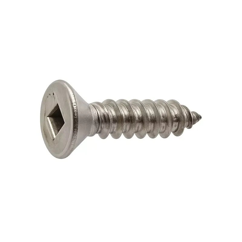 Vis à tôle - Tête fraisée empreinte carrée - DIN 7982 - M 4,2 x 19 - Inox A2 Offre Du Jour