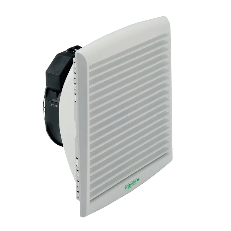 ClimaSys - ventilateur - 165m3/h - 24Vcc - IP54 - avec grille et filtre G2 - NSYCVF165M24DPF Nouveauté