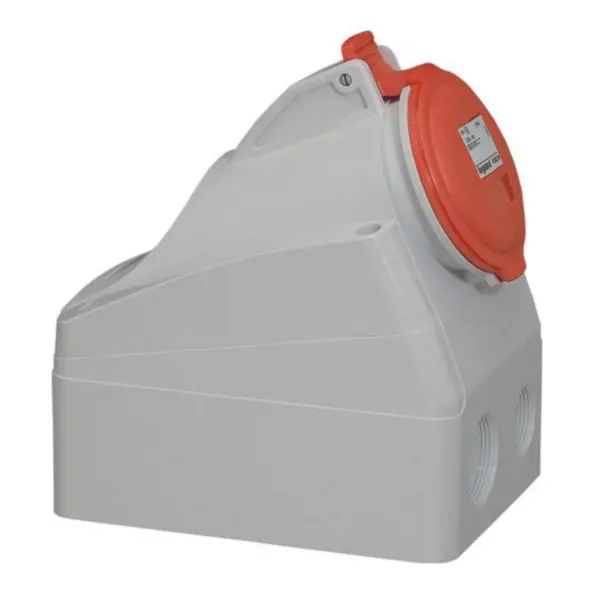 Offre Exclusive Prise saillie fixe P17 IP44 32A - 380V - 415V - 3P+N+T