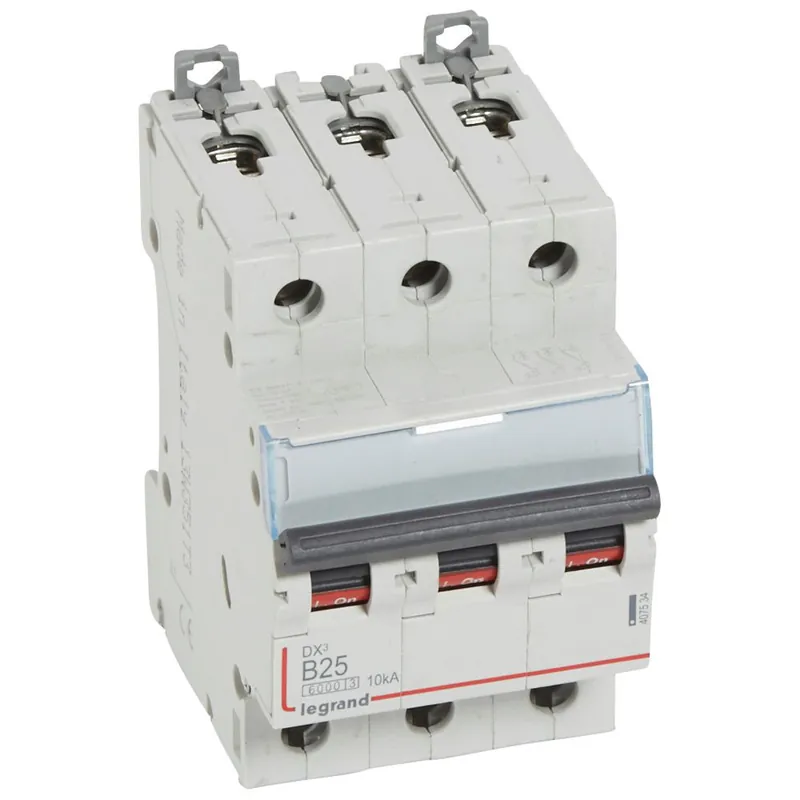 DX³ Disjoncteur 3P courbe B 25A 6kA/10kA - LEG407534 Prix Promo