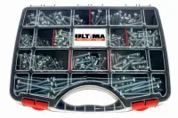Expédition Rapide Vis à métaux tête cylindrique Pozidrive DIN 7985 zingué blanc coffret de 700 - ULTIMA - COF805