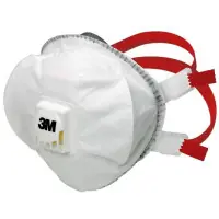 Boîte de 5 masques respiratoires coques jetables série 8835+ FFP3 RD avec soupape - 3M - 7100081542 Soldes