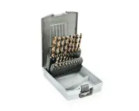 Coffret de 19 forets cobalt 5% de 1 à 10mm - HANGER - 155290 Certifié
