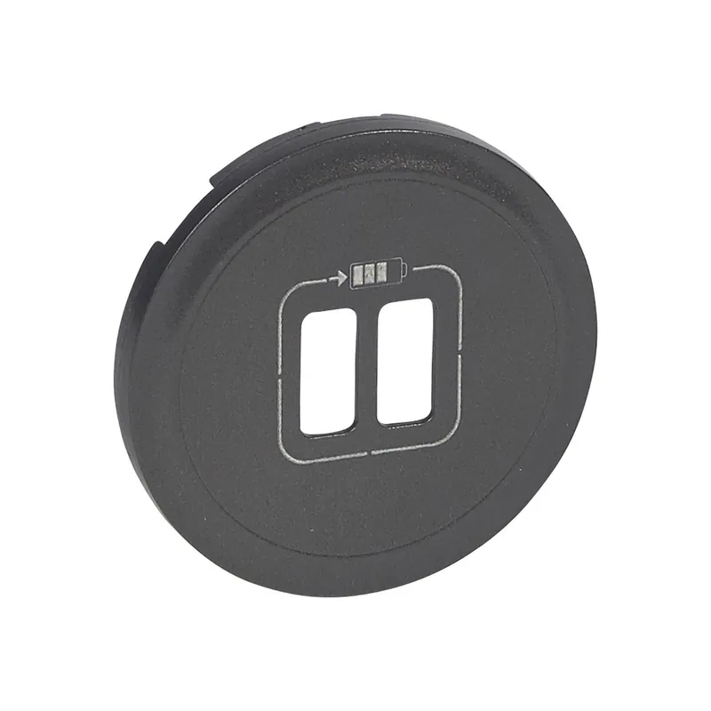 Legrand - Enjoliveur Céliane pour double USB type-A et Type-C - finition graphite - Réf 067956 Expédié Aujourd'hui