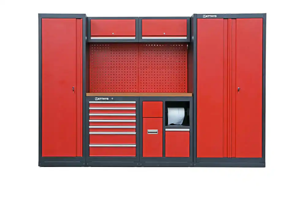MOBILIER D‘ATELIER AVEC PLAN DE TRAVAIL EN MDF COMBI-5DD - SERIE IMOLA Vente Directe