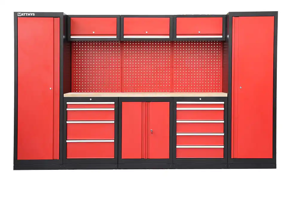 Commander Vite MOBILIER D‘ATELIER AVEC PLAN DE TRAVAIL EN RUBBERWOOD COMBI-02 - SERIE IMOLA