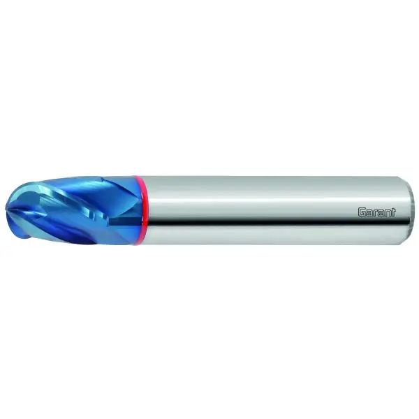 Fraise à bout hémisphérique carbure monobloc GARANT Diabolo HPC, TiAlN, ⌀ f8 DC / DS 2mm Certifié
