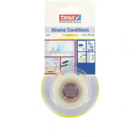 Auto-amalgamant TESA Xtreme Conditions 4600 transparent 25mm x 3m Offre Limitée