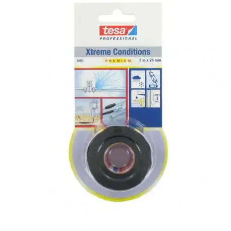 Auto-amalgamant TESA Xtreme Conditions 4600 noir 25mm x 3m Commander Maintenant