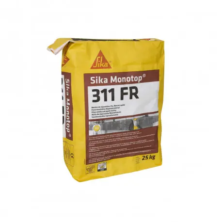 Mortier de réparation rapide SIKA Sika Monotop 311 FR - Gris - 25kg Satisfait Ou Remboursé