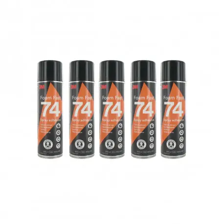 Prix Choc Colle en aérosol 3M Foam Fast 74 - spéciale mousse x5