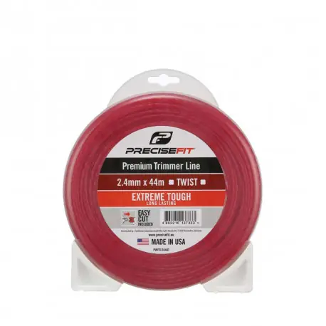 Fil de coupe bordure universel PRECISEFIT nylon 2,4mm – torsadé – 44m PWFTL2444T Achat Immédiat