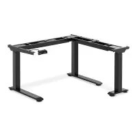 Bureau d‘angle assis-debout (piètement) - hauteur 60 - 125 cm - largeur 110 - 190 cm (gauche) / 90 - 150 cm (droite) - angle 90° - 150 kg 14_0005938 Nouvel Arrivage