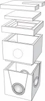 Offre Exclusive Regard EP Terso avec 3 opercules 50 x 50 x 30 cm SOBEMO