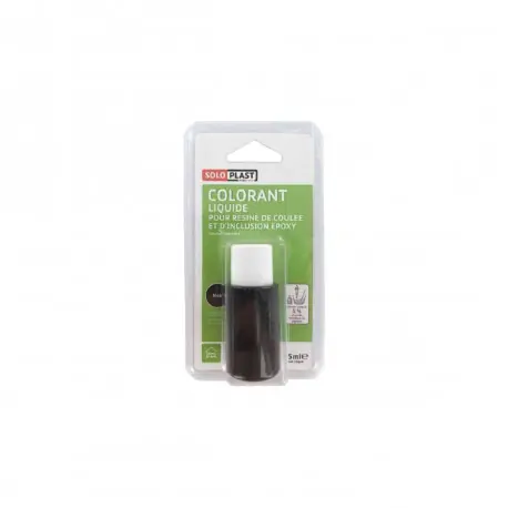 Offre Limitée Liquide colorant pour résine SOLOPLAST 15ml noir