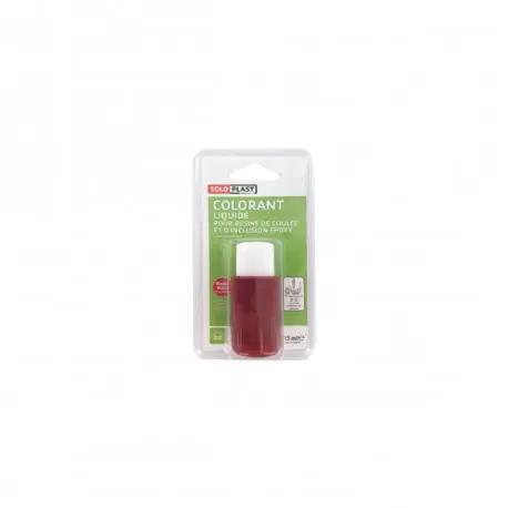 Commander Maintenant Liquide colorant pour résine SOLOPLAST 15ml rouge rubis