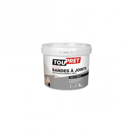 Enduit bande à joint et lissage TOUPRET 5Kg - SABJP05 Expédié Aujourd'hui