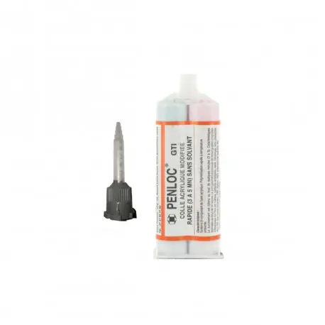 Pack Colle acrylique ELECO Penloc GTI 50ml - Buse mélangeuse pour colle bi composant GTI Dernière Chance