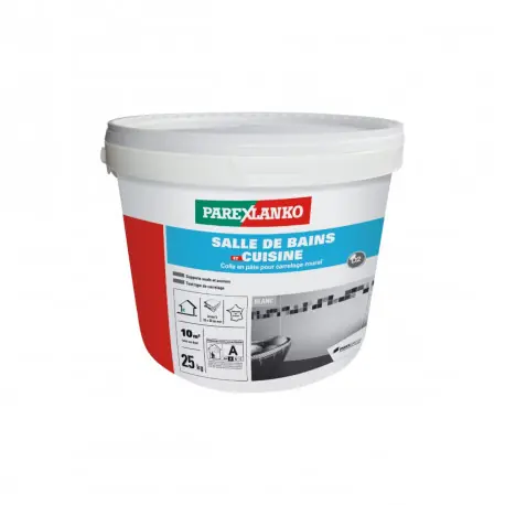 Nouvel Arrivage Colle spéciale salle de bains et cuisine PAREXLANKO - 25 kg - 02554