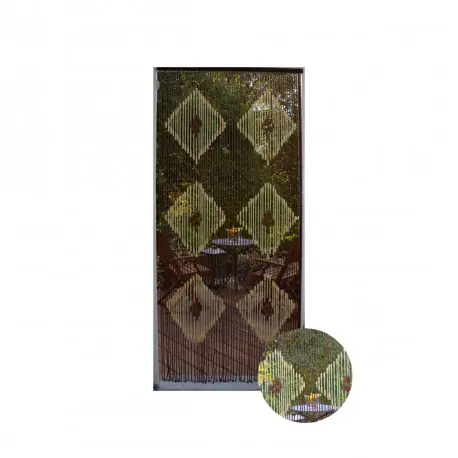 Rideau portière Acropole CONFORTEX pour porte - 90 x 200 cm - marron beige Promotion Saisonnière