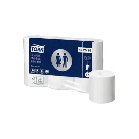 Commande En Gros Lot de 48 rouleaux TORK papier toilette sans mandrin - Qualité supérieure - 472599