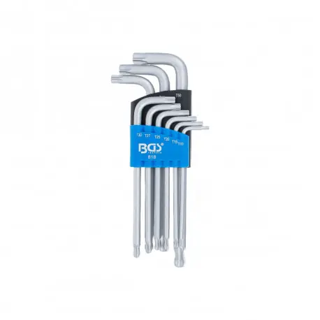 Petit Prix Jeu de clés coudées BGS TECHNIC - Torx avec tête sphérique - 9 pcs - 818