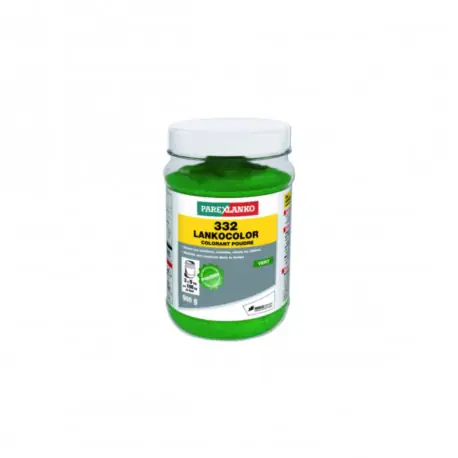 Colorant en poudre 332 LANKOCOLOR PAREXLANKO - mortiers, ciments, plâtres - vert - 900 g Meilleur Choix
