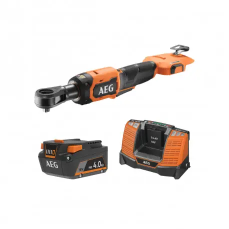 Prix Bas Pack AEG 18V - Clé à cliquet Brushless 75Nm - Batterie 4.0 Ah - Chargeur